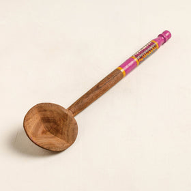 Buy Handmade Lacquered Wooden Ladle Spoon 