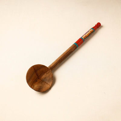 Buy Handmade Lacquered Wooden Ladle Spoon 
