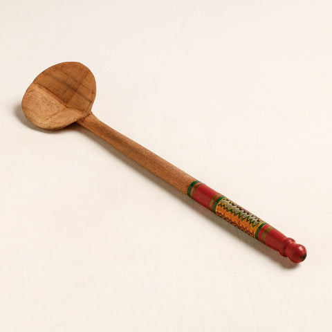 Buy Handmade Lacquered Wooden Ladle Spoon 