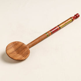 Buy Handmade Lacquered Wooden Ladle Spoon 