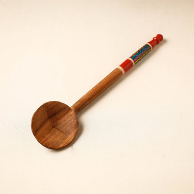 Buy Handmade Lacquered Wooden Ladle Spoon 