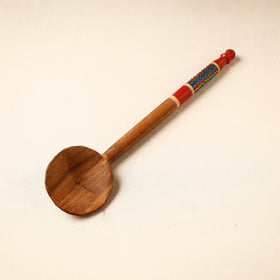 Buy Handmade Lacquered Wooden Ladle Spoon 