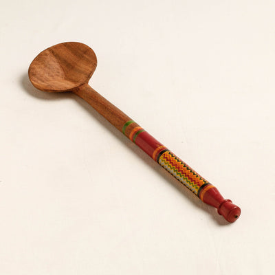 Buy Handmade Lacquered Wooden Ladle Spoon 