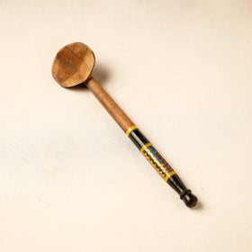 Buy Handmade Lacquered Wooden Ladle Spoon 