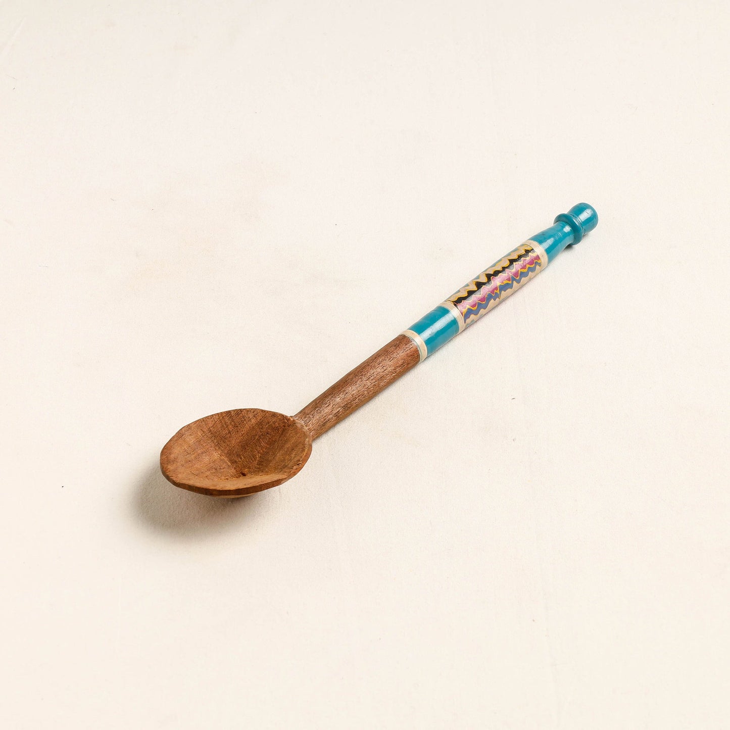 Buy Handmade Lacquered Wooden Ladle Spoon 