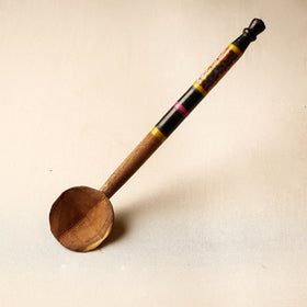 Buy Handmade Lacquered Wooden Ladle Spoon 