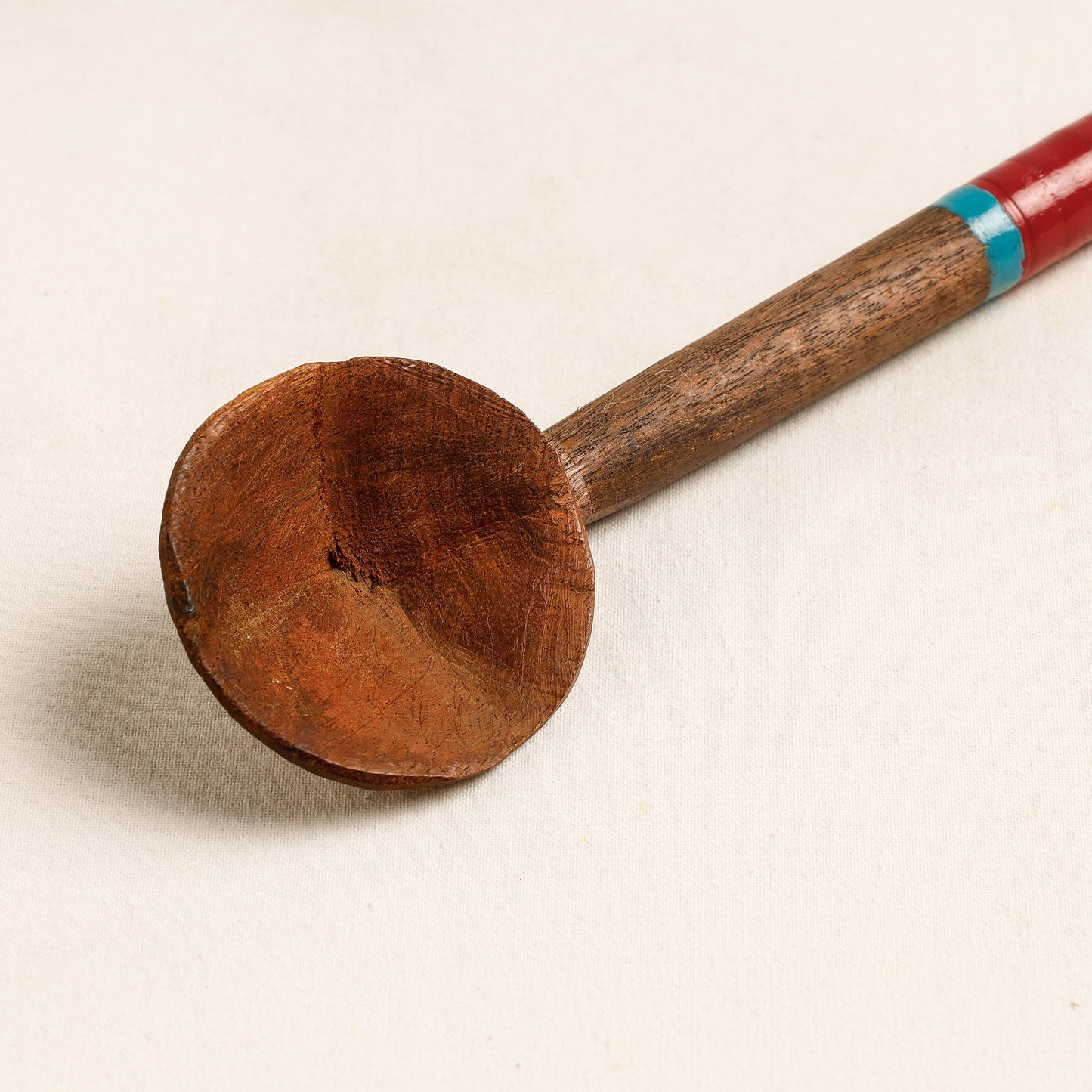 Buy Handmade Lacquered Wooden Ladle Spoon 