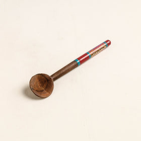 Buy Handmade Lacquered Wooden Ladle Spoon 