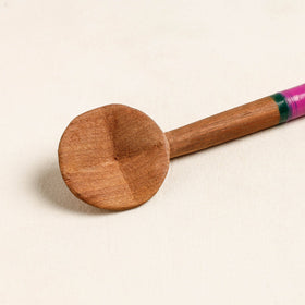 Buy Handmade Lacquered Wooden Ladle Spoon 