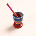  Handmade Lacquered Wooden Mortar & Pestle Set - Big 