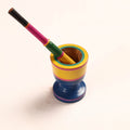  Handmade Lacquered Wooden Mortar & Pestle Set - Big 