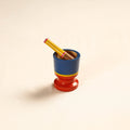  Handmade Lacquered Wooden Mortar & Pestle Set - Small 