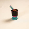  Handmade Lacquered Wooden Mortar & Pestle Set - Small 
