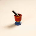  Handmade Lacquered Wooden Mortar & Pestle Set - Small 