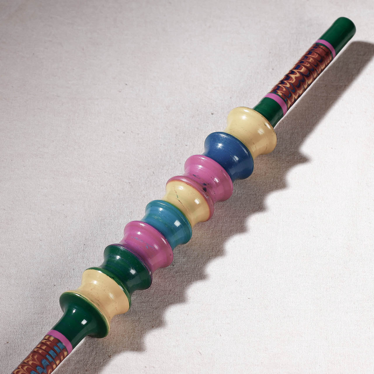  Handmade Lacquered Wooden Shakarpara Roller (Cutter) 