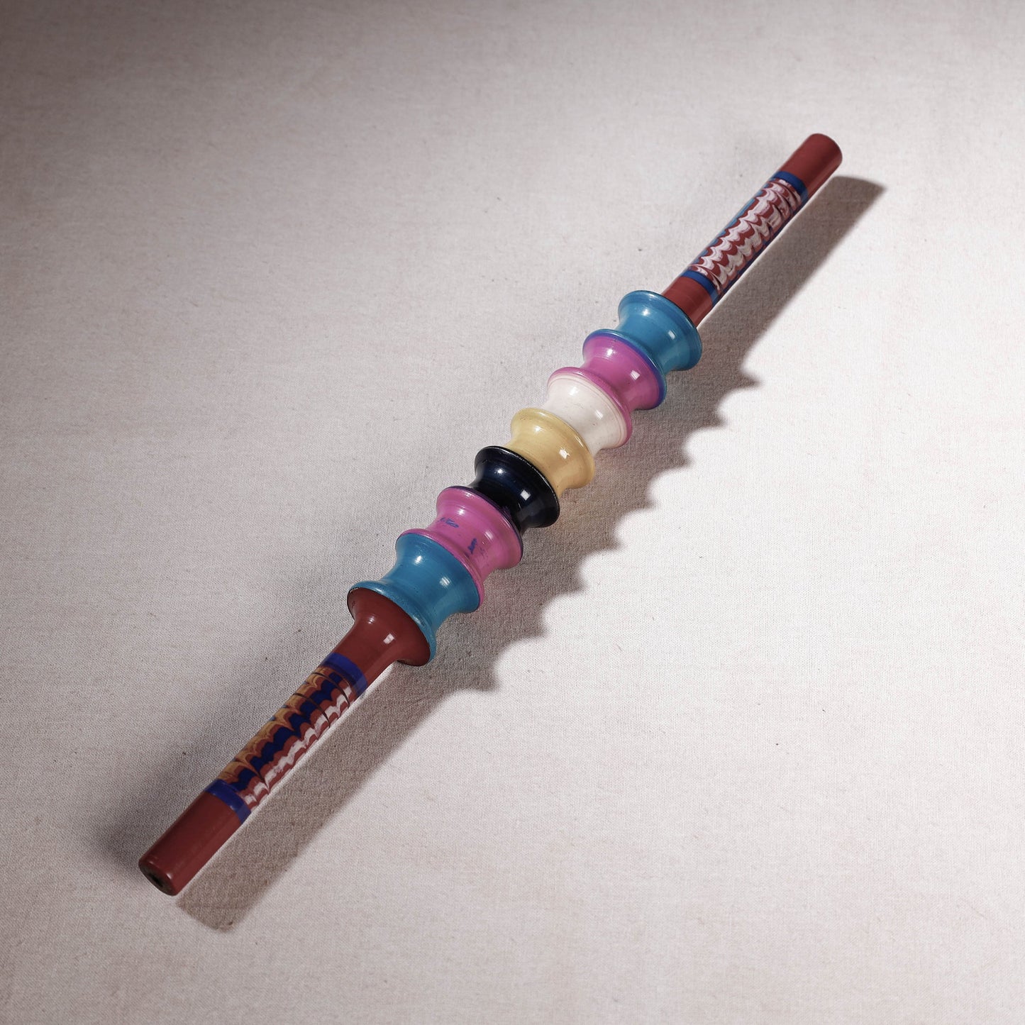  Handmade Lacquered Wooden Shakarpara Roller (Cutter) 