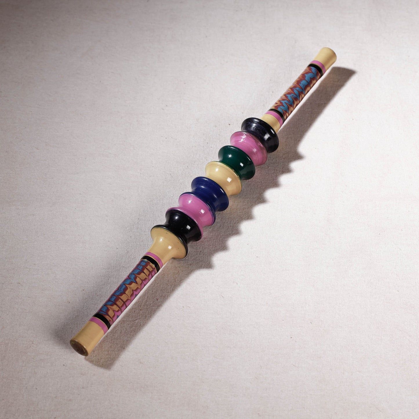  Handmade Lacquered Wooden Shakarpara Roller (Cutter) 