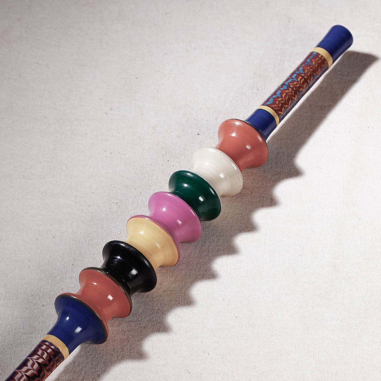  Handmade Lacquered Wooden Shakarpara Roller (Cutter) 