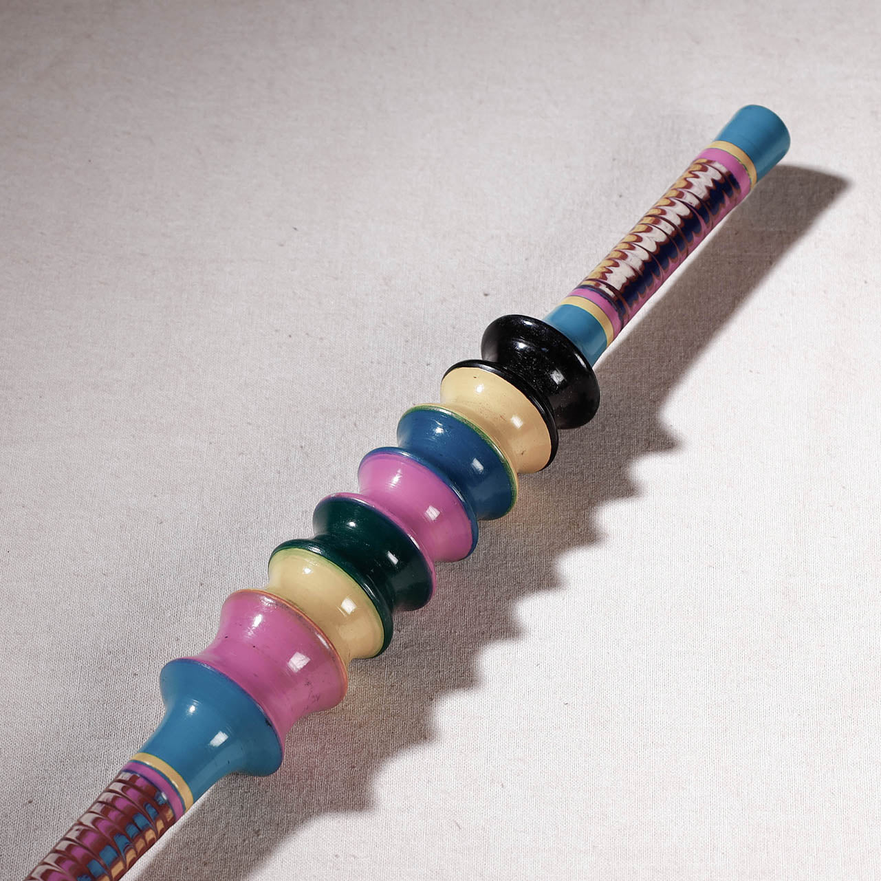  Handmade Lacquered Wooden Shakarpara Roller (Cutter) 