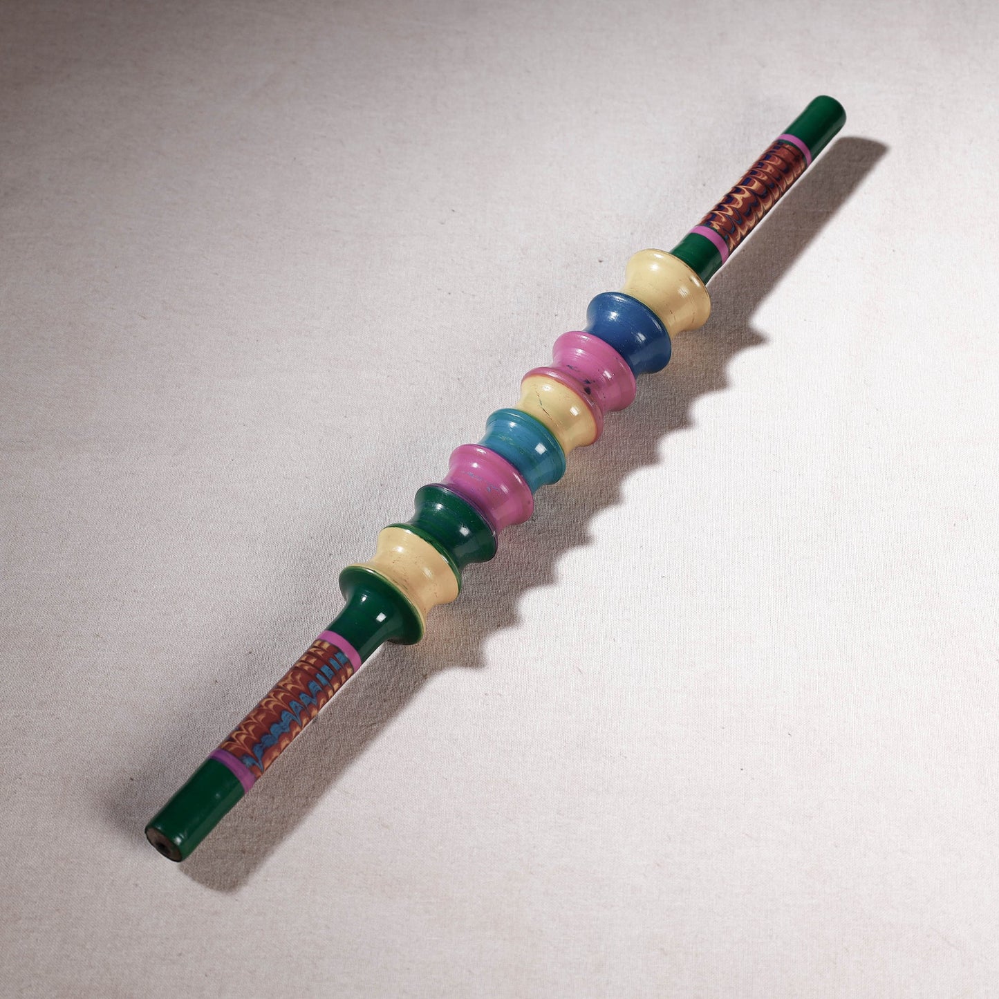  Handmade Lacquered Wooden Shakarpara Roller (Cutter) 