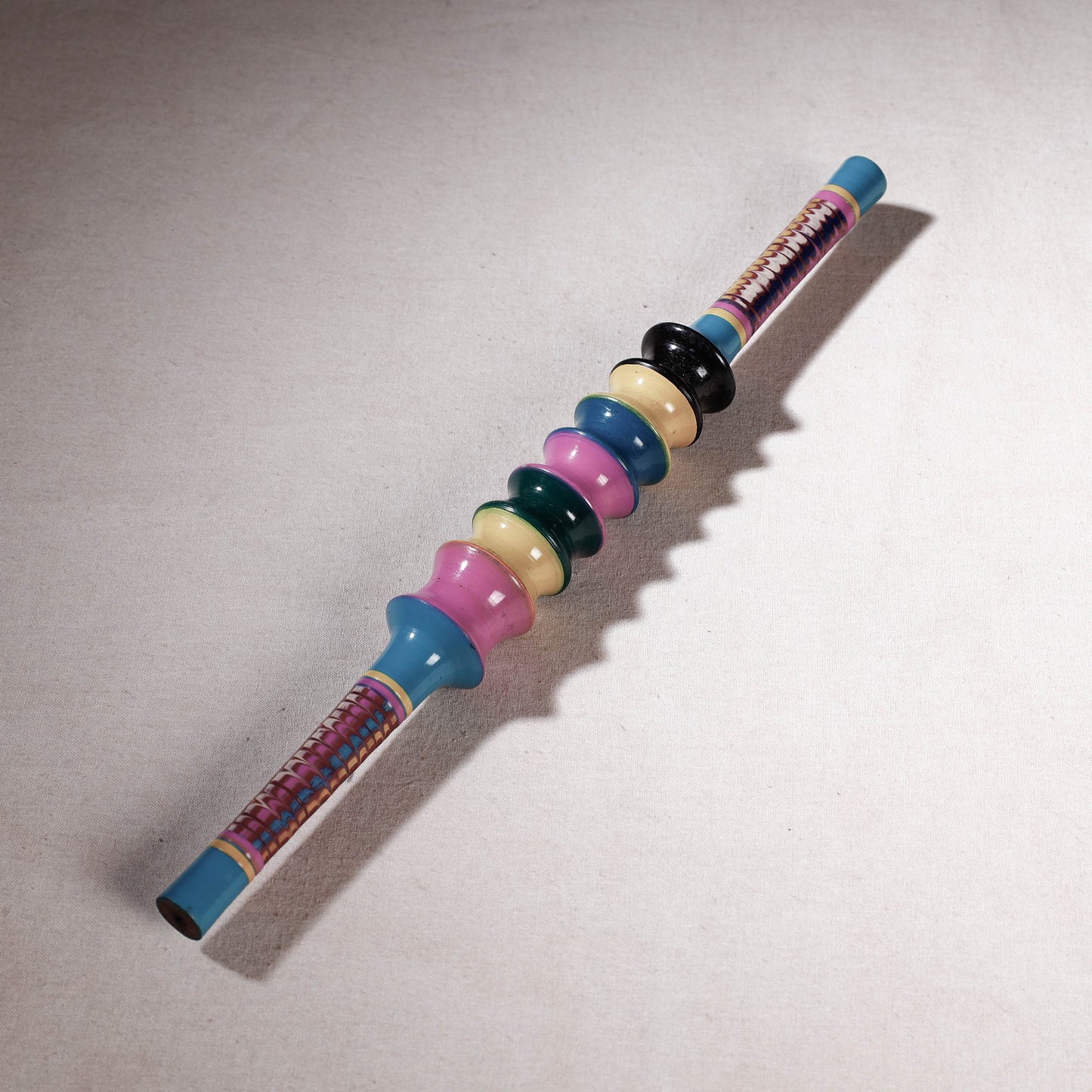  Handmade Lacquered Wooden Shakarpara Roller (Cutter) 