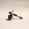  Handmade Lacquered Wooden Spinning Top - Lattu