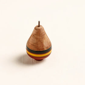  Handmade Lacquered Wooden Spinning Top - Lattu 
