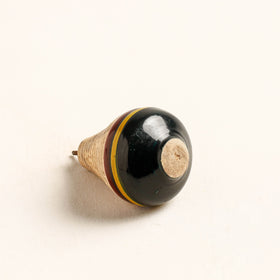  Handmade Lacquered Wooden Spinning Top - Lattu 