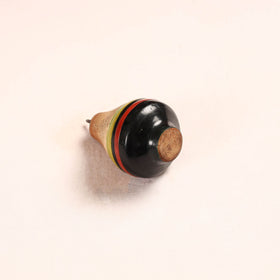  Handmade Lacquered Wooden Spinning Top - Lattu 