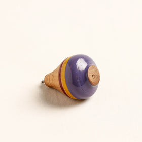  Handmade Lacquered Wooden Spinning Top - Lattu 