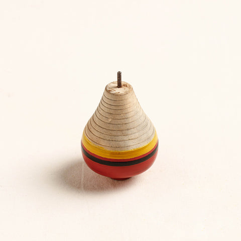  Handmade Lacquered Wooden Spinning Top - Lattu 
