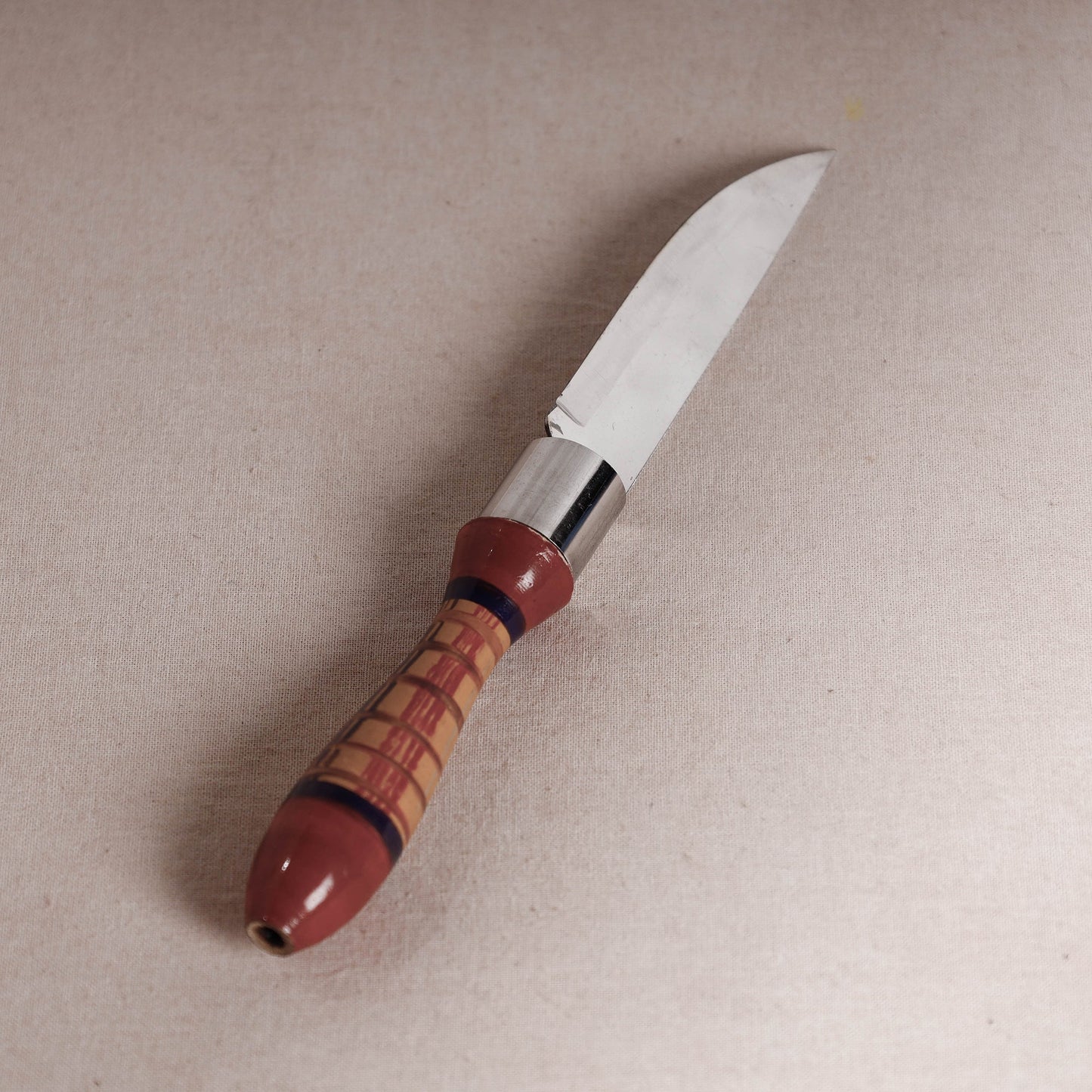 Buy Handmade Lacquered Wooden & Stainless Steel Utility Knife 