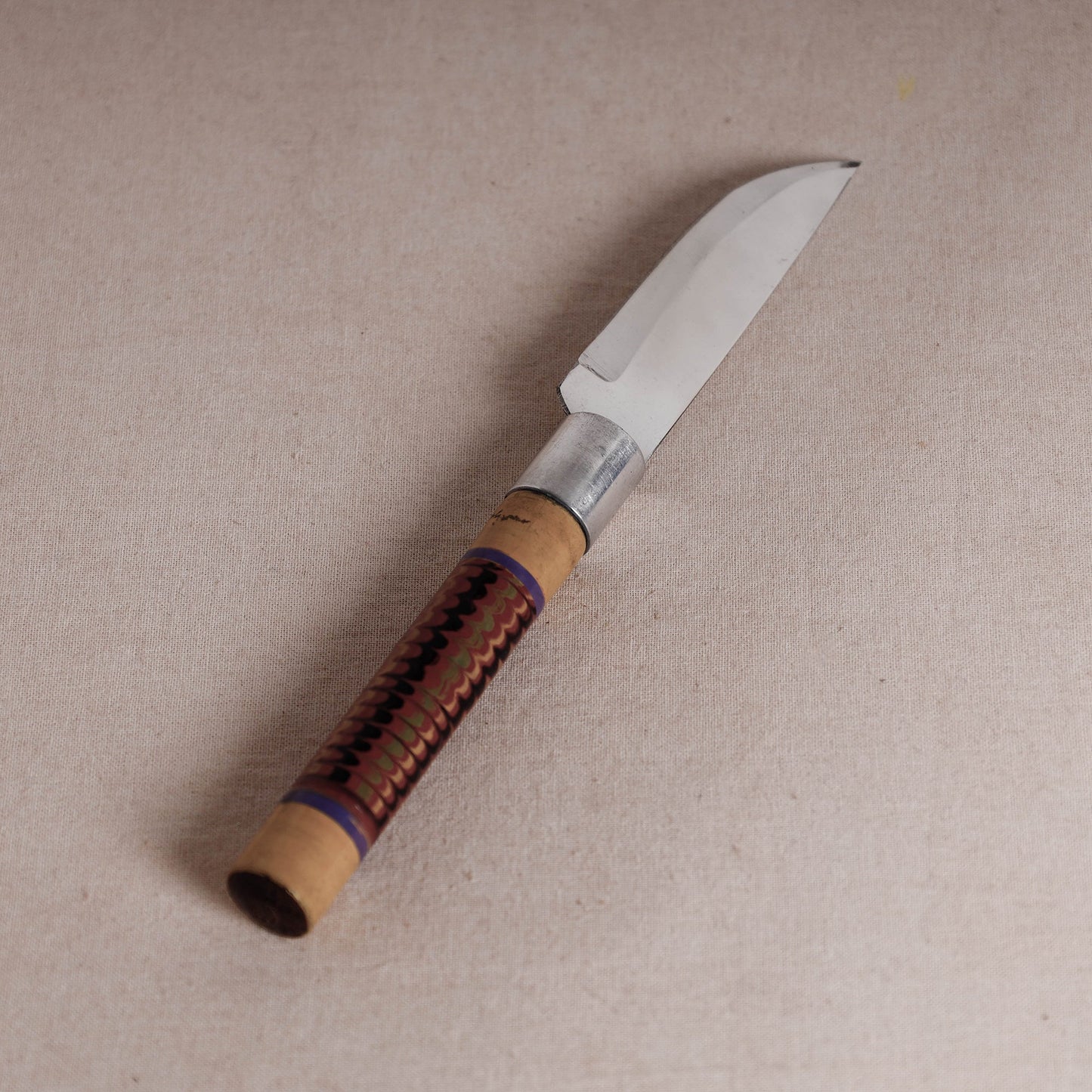 Buy Handmade Lacquered Wooden & Stainless Steel Utility Knife 