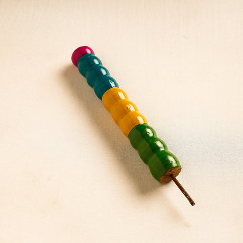  Handmade Lacquered Wooden Wall Hanger 