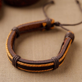  Handmade Leather Bracelet Rakhi 32 