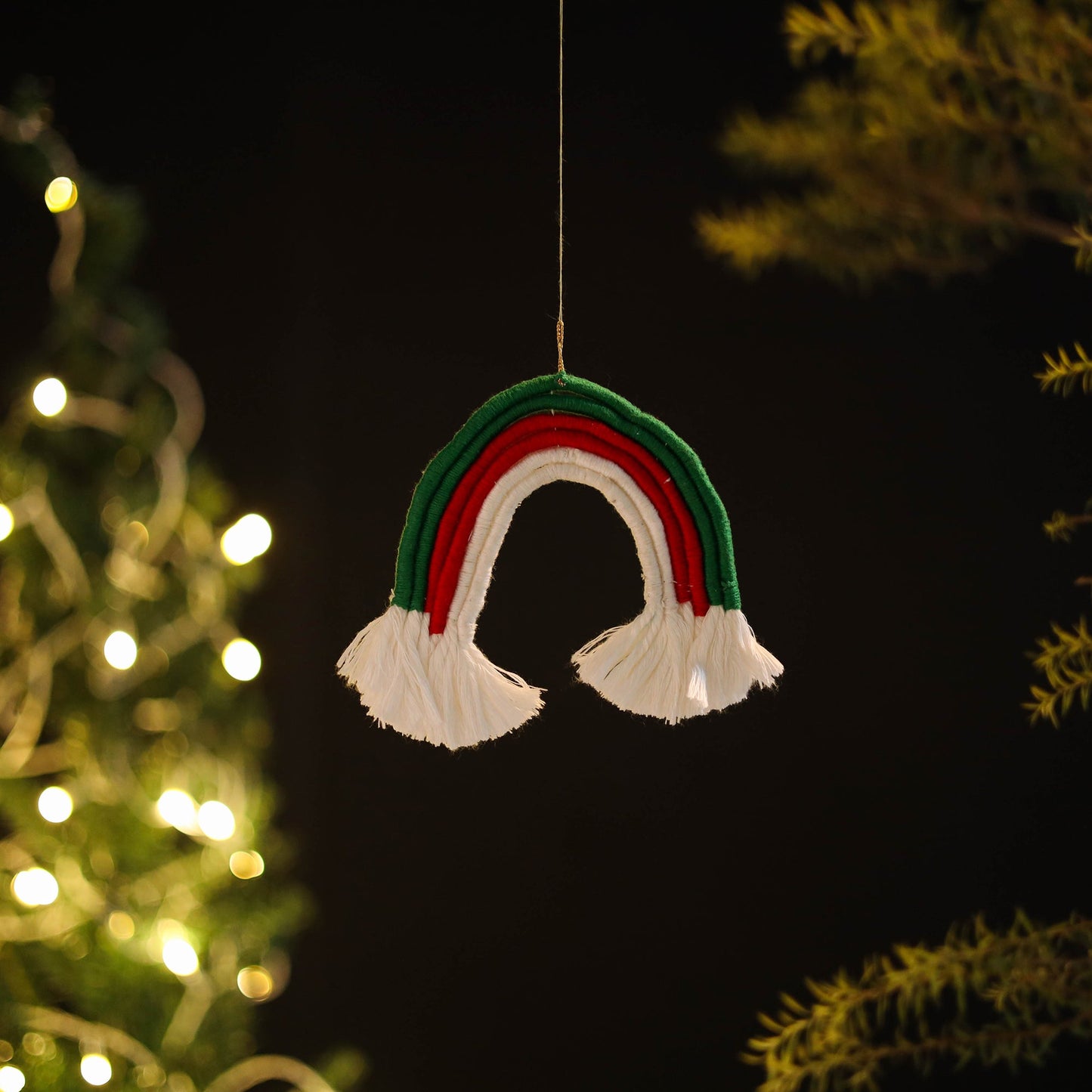  Handmade Macrame Christmas Decor Ornament