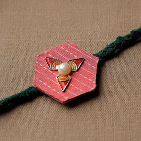  Handmade Meenakari Braided Rakhi 05 