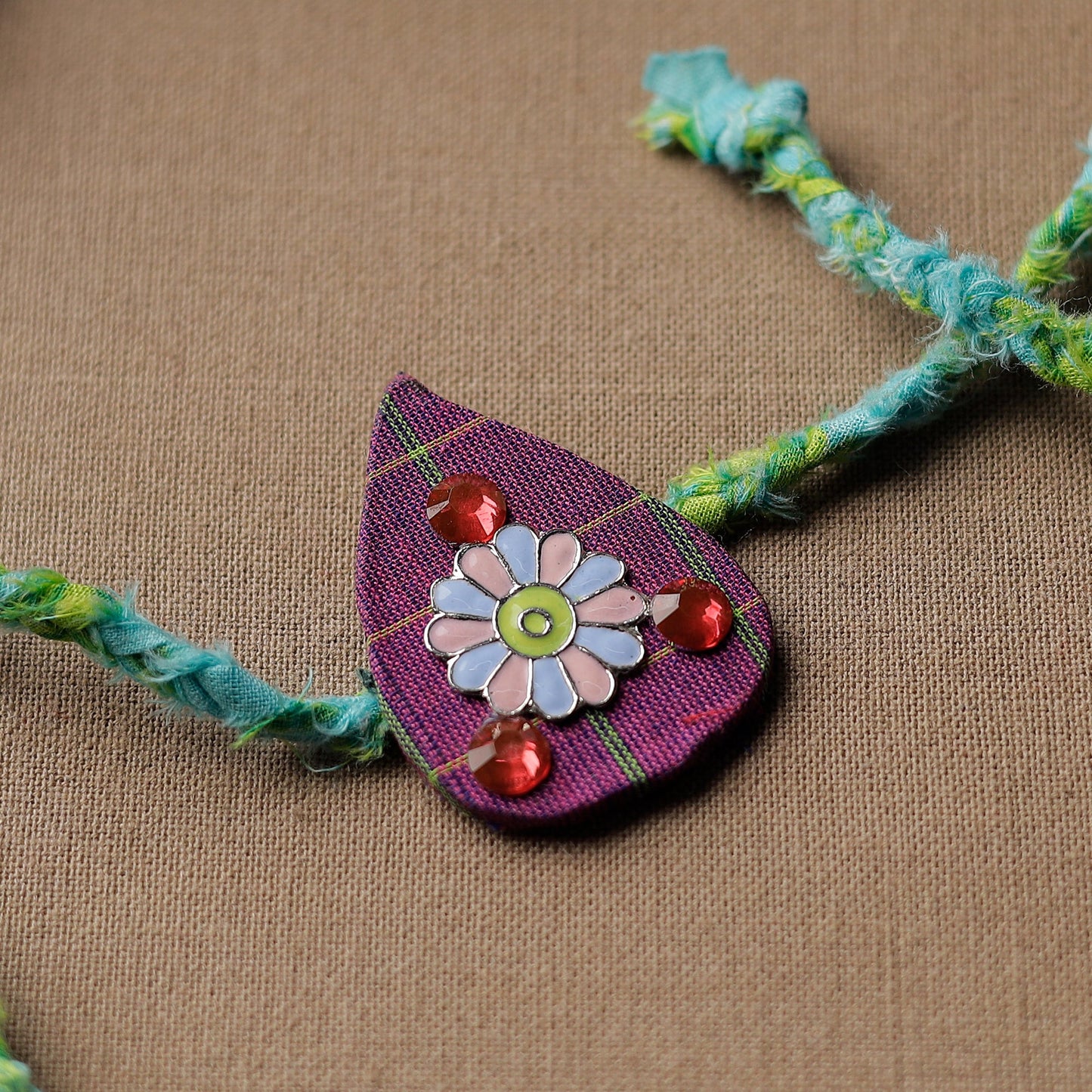  Handmade Meenakari Braided Rakhi 12 