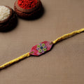  Handmade Meenakari Braided Rakhi 13 