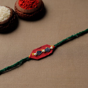  Handmade Meenakari Braided Rakhi 14 