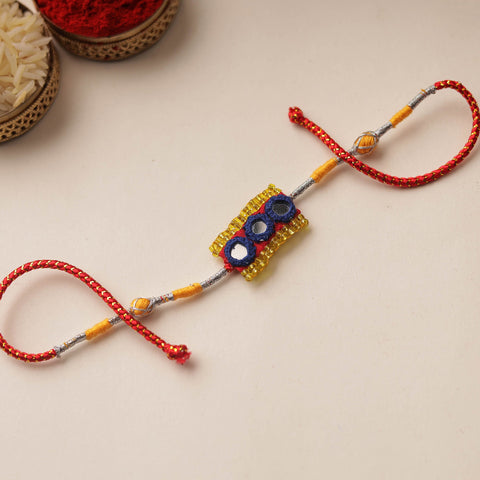  Handmade Mirror & Beadwork Rakhi 22 