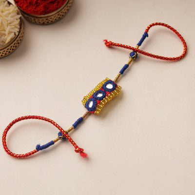  Handmade Mirror & Beadwork Rakhi 23 