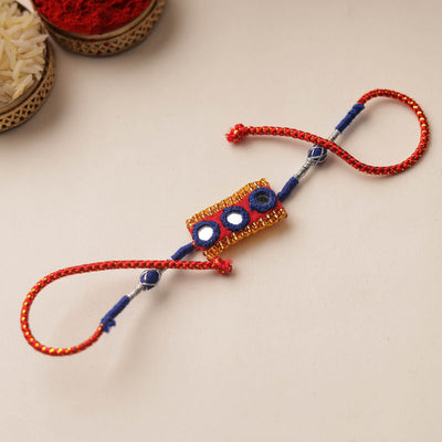  Handmade Mirror & Beadwork Rakhi 27 