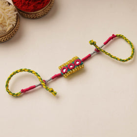  Handmade Mirror & Beadwork Rakhi 45 