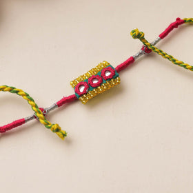  Handmade Mirror & Beadwork Rakhi 45 
