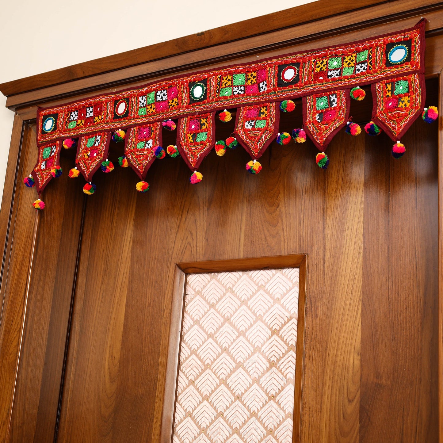  Handmade Mirror Work Kutch Embroidery Toran 