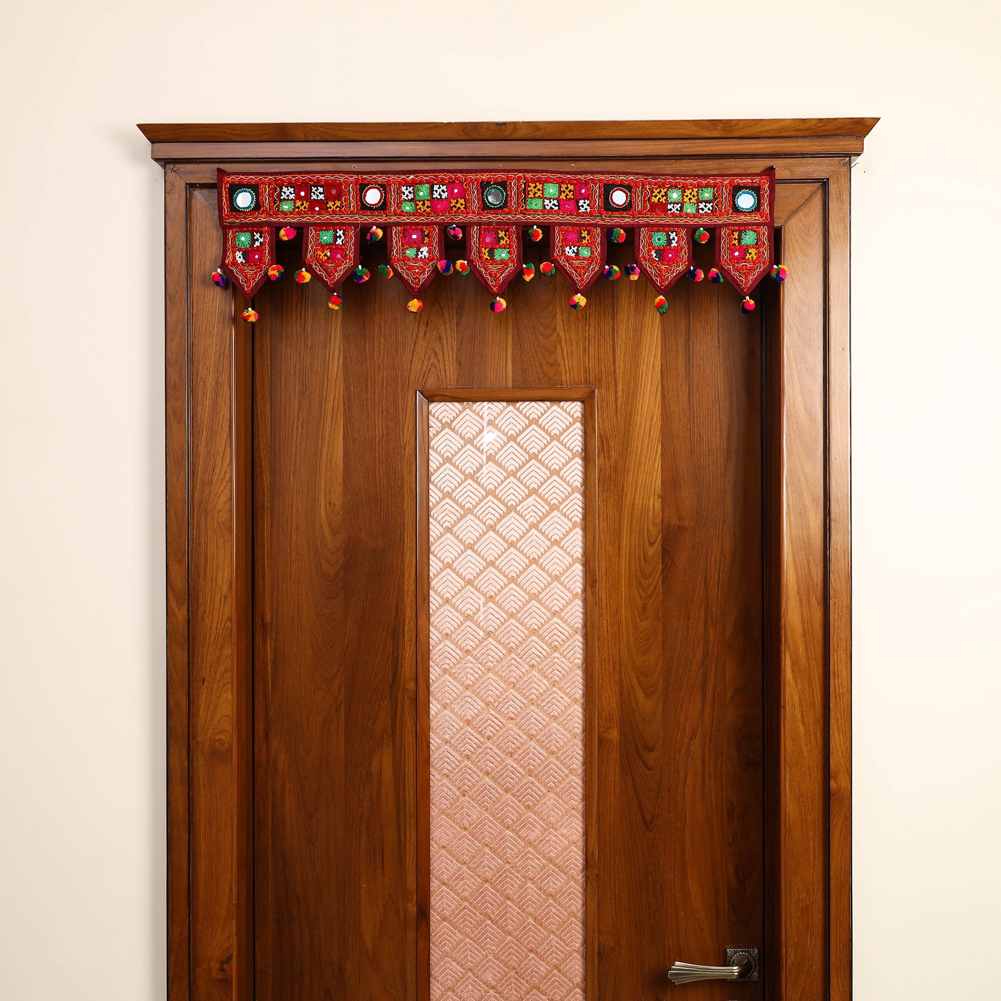  Handmade Mirror Work Kutch Embroidery Toran 