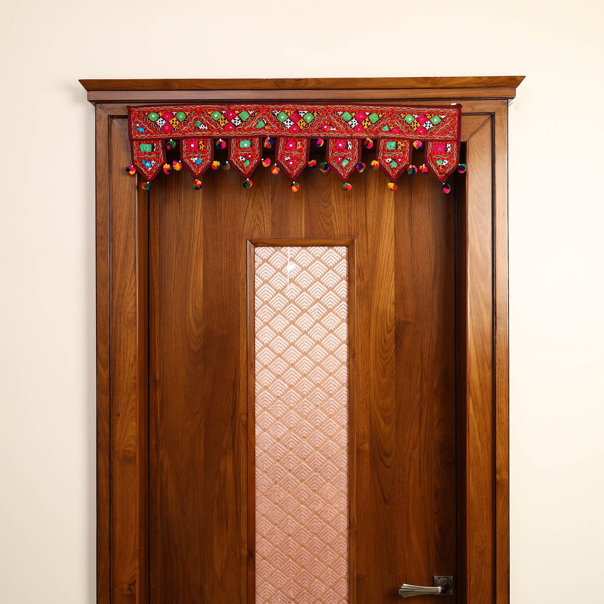  Handmade Mirror Work Kutch Embroidery Toran 