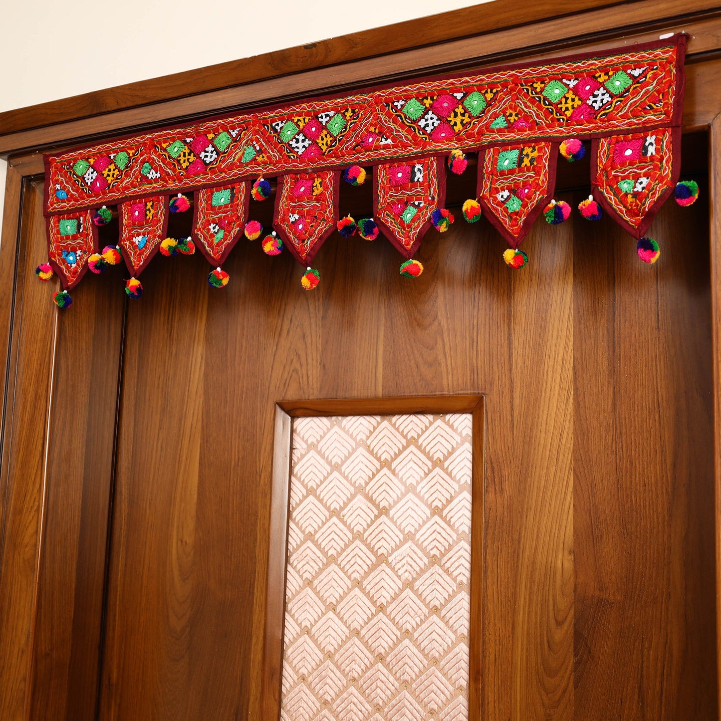  Handmade Mirror Work Kutch Embroidery Toran 