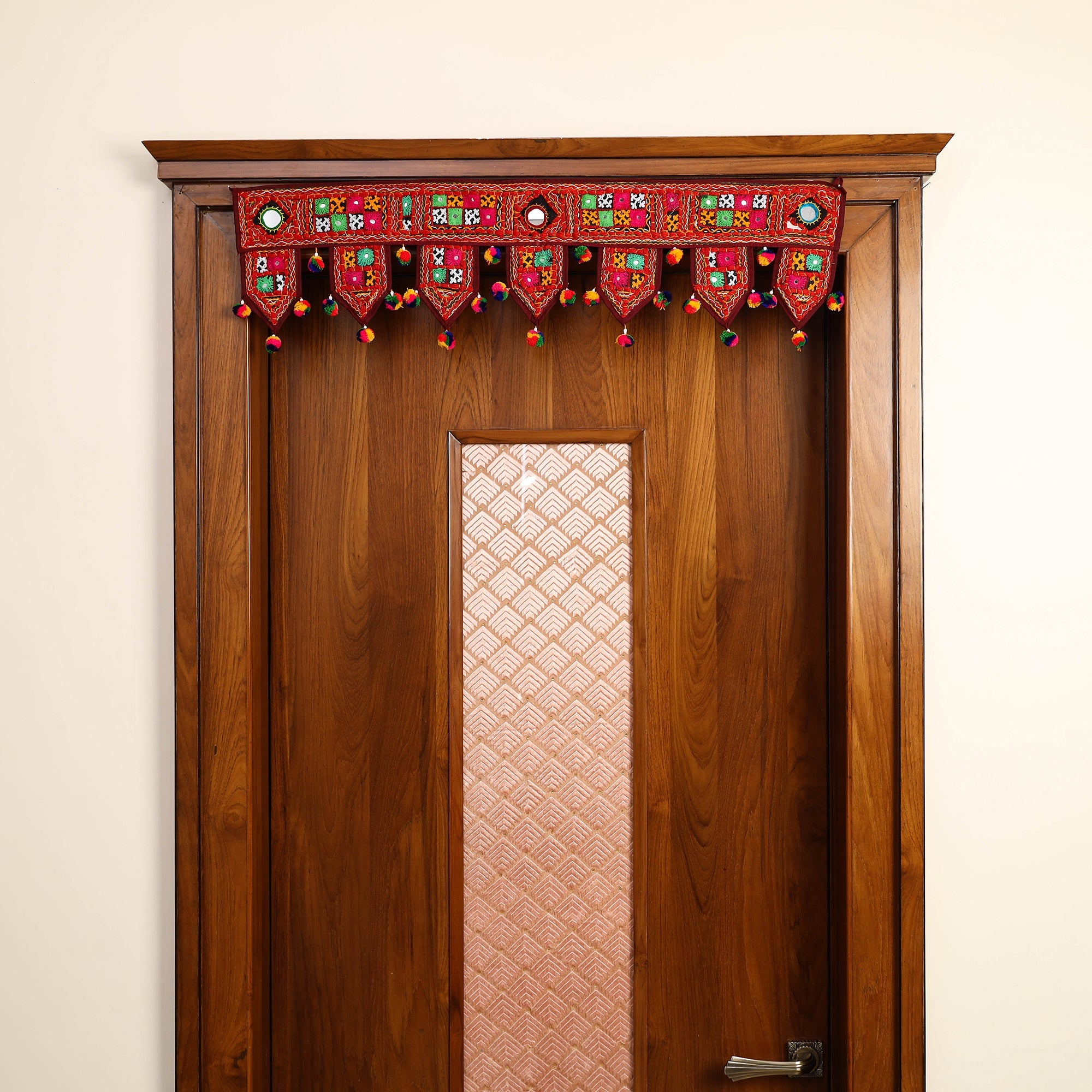  Handmade Mirror Work Kutch Embroidery Toran 